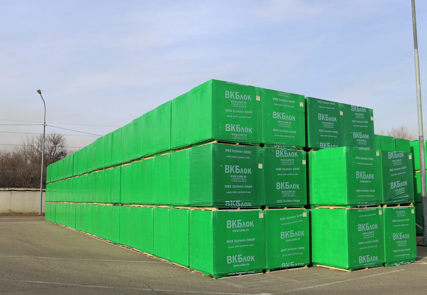 Газобетонные блоки ВКБлок D500 625х150х250 перегородочные